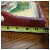 Travel America breakfast in bed tray  (real wood!)