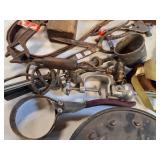 Huge Lot!  Vintage tools of all kinds - includes antique tool box - all for one bid!
