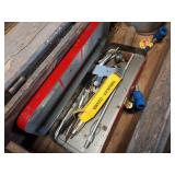 Huge Lot!  Vintage tools of all kinds - includes antique tool box - all for one bid!