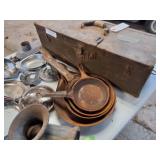 Huge Lot!  Vintage tools of all kinds - includes antique tool box - all for one bid!