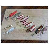 Dardevle Lot + copper weedless "Dardevlet", Multiple "Dardevlet" various styles, Dardevle