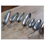 Dardevle Lot + copper weedless "Dardevlet", Multiple "Dardevlet" various styles, Dardevle