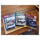 3 Chilton Auto Manuals