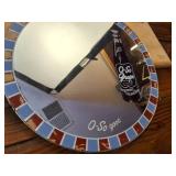 Vintage O-So Grape soda bottle  Very Old and Collectible Mirror (Authentic, not a reproduction)
