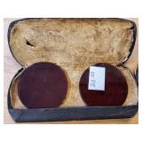Two Pairs of Vintage Round Eye Glasses and an extra set of filtered lenses