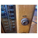 Vintage 1946 Philco Model 46-1203 tube radio and record player in a wooden case - works!