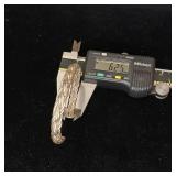 18g Sterling silver cuff bracelet. 6 strand braided design. Open cuff allows for slight adjustments to fit various sizes. Handmade with sterling silver wire, soldered smooth ends.