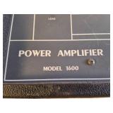 Vintage Barcus-Berry Model 1600 power amplifier