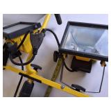 Working Job Site Light on Stand - works