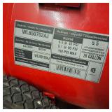 Husky Verti-Zontal 26-gallon air compressor with the model number WL650702AJ.