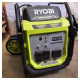 RYOBI 4000-Watt Gasoline Powered Digital Inverter Generator.