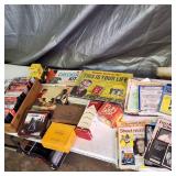 Large lot of Vintage games and magazines