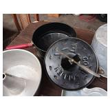 Collection of vintage aluminum baking pans