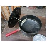 Collection of vintage aluminum baking pans