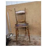 Vintage wooden high chair