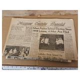 November 22, 1963, edition of The Minneapolis Star newspaper featuring the assassination of President John F. Kennedy.