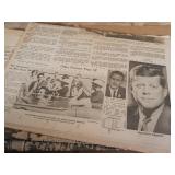 November 22, 1963, edition of The Minneapolis Star newspaper featuring the assassination of President John F. Kennedy.