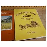 Collection of vintage issues of "Montana The Magazine of Western History" and a book titled "Tucson Rodeo Parade & Museum".