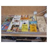 A collection of vintage Western Americana and firearms-related publications.