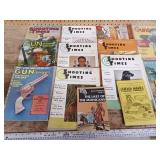 A collection of vintage Western Americana and firearms-related publications.