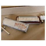 Harmonicas, flutes and a Vingobow musical instrument bow