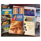 Large lot as a collection of vintage vinyl records featuring The Temptations and several other artists.