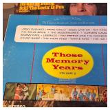 Large lot as a collection of vintage vinyl records featuring The Temptations and several other artists.