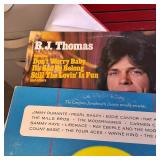 Large lot as a collection of vintage vinyl records featuring The Temptations and several other artists.