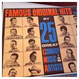 Large lot as a collection of vintage vinyl records featuring The Temptations and several other artists.