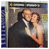 Large lot as a collection of vintage vinyl records featuring The Temptations and several other artists.