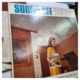 Large lot as a collection of vintage vinyl records featuring The Temptations and several other artists.