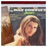Collection of Vintage vinyl record albums, including the 1968 self-titled duet album by Bobbie Gentry and Glen Campbell