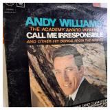 Collection of Vintage vinyl record albums, including the 1968 self-titled duet album by Bobbie Gentry and Glen Campbell