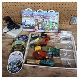 Large lot collection of various vintage games and electronic accessories