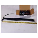 Single-row LED off-road light bar for trucks, ATVs, and SUVs