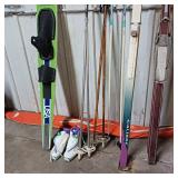Large lot of Sporting goods - skis, boots and more!