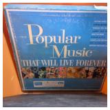 Large Bin of Vintage Collectible LP