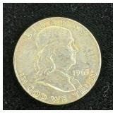 Franklin Half Dollar - 90% silver - 1 coin - Tax Exempt