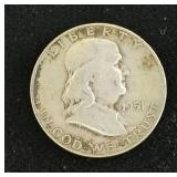 Franklin Half Dollar - 90% silver - 1 coin - Tax Exempt
