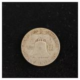 Franklin Half Dollar - 90% silver - 1 coin - Tax Exempt