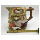Vintage Fitz and Floyd Farmyard Creamer/Pitcher