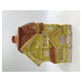 Vintage Ceramic Victorian House Cookie Jar