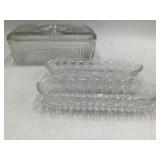 Vintage Clear Glass Dishes