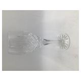 Vintage Crystal Wine Goblet – Diamond Cut Bowl & Pineapple Etched Stem