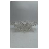 Vintage Crystal Dish – Starburst & Hobnail Cuts