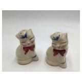 Vintage Ceramic Cat Salt and Pepper Shakers