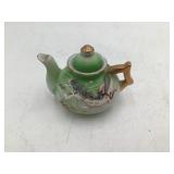 Vintage Japanese Miniature Teapot with Dragon Design
