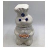 Vintage Pillsbury Doughboy Cookie Jar 1997 Ceramic with Original Box