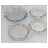 Vintage Pyrex Glass Pie & Baking Dishes