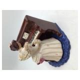 Vintage Porcelain Figurine Lady Playing Piano